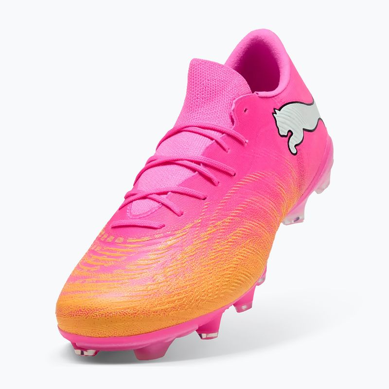 Futbolo batai PUMA Future 9 Match Fusion FG/AG poison pink/puma white/sun stream/bright aqua/puma black 3