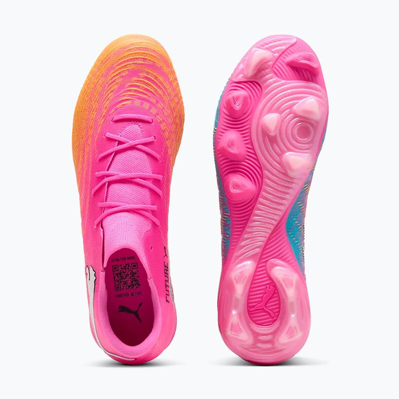 Futbolo batai PUMA Future 9 Match Fusion FG/AG poison pink/puma white/sun stream/bright aqua/puma black 4