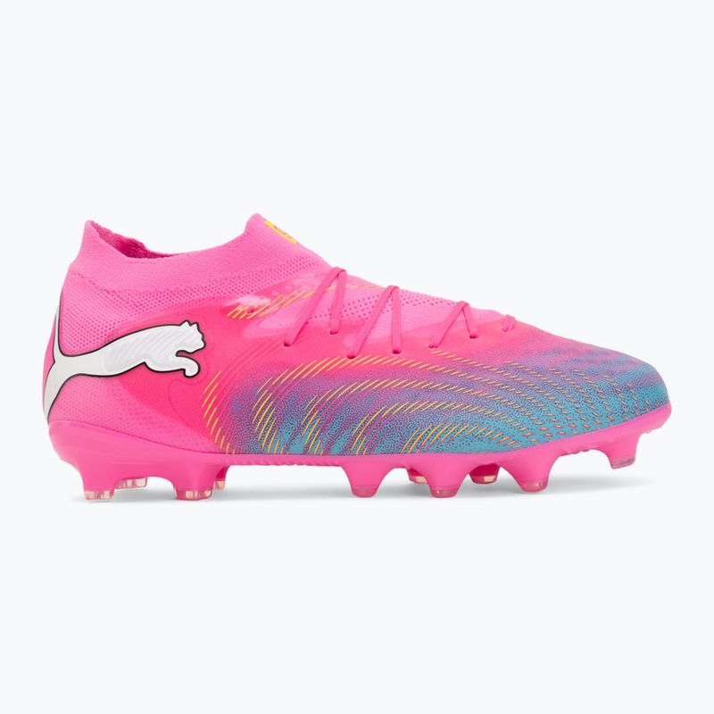 Vaikiški futbolo batai PUMA Future 9 Pro FG/AG Jr poison pink/puma wht/sun stream/bright aqua/puma blk 2
