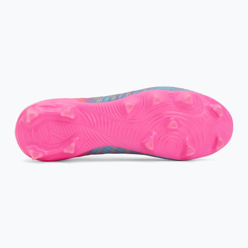 Vaikiški futbolo batai PUMA Future 9 Pro FG/AG Jr poison pink/puma wht/sun stream/bright aqua/puma blk 4