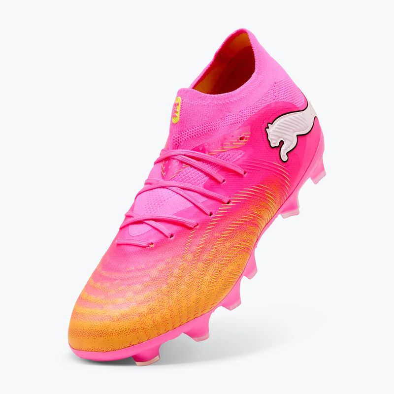 Vaikiški futbolo batai PUMA Future 9 Pro FG/AG Jr poison pink/puma wht/sun stream/bright aqua/puma blk 4