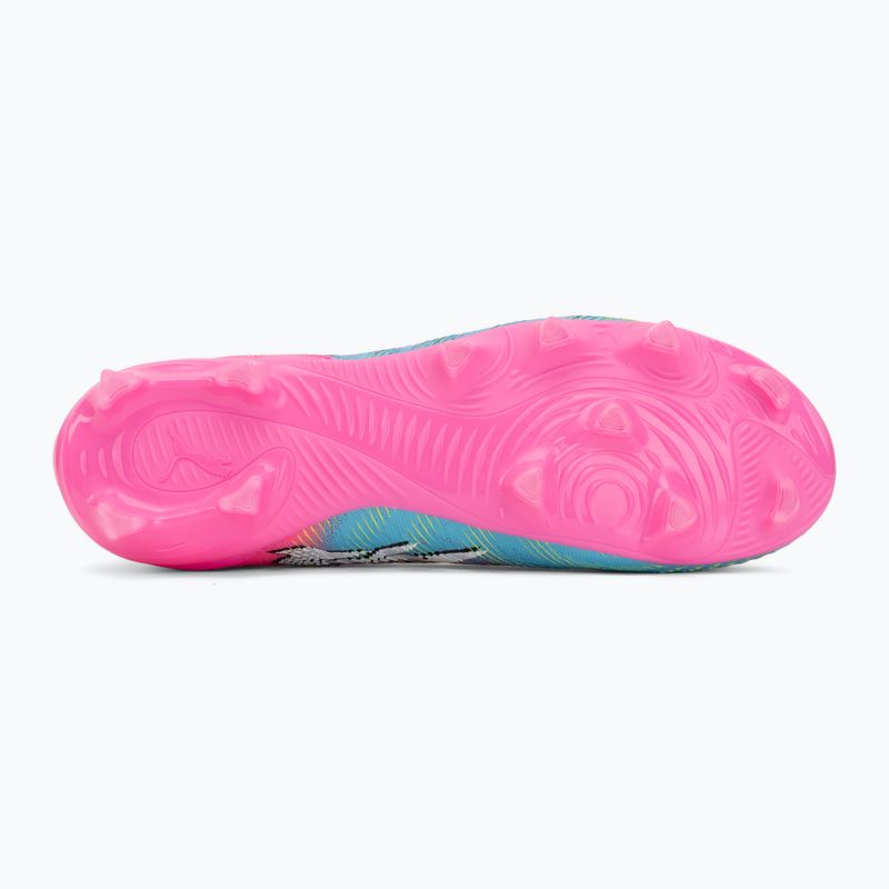 Vaikiški futbolo batai PUMA Future 9 Match LL FG/AG Jr poison pink/puma wht/sun stream/bright aqua/puma blk 4