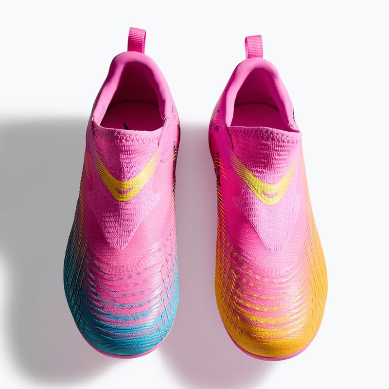 Vaikiški futbolo batai PUMA Future 9 Match LL FG/AG Jr poison pink/puma wht/sun stream/bright aqua/puma blk 5