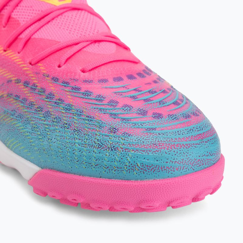 Futbolo batai PUMA Future 9 Match TT poison pink/puma wht/sun stream/bright aqua/puma blk 7