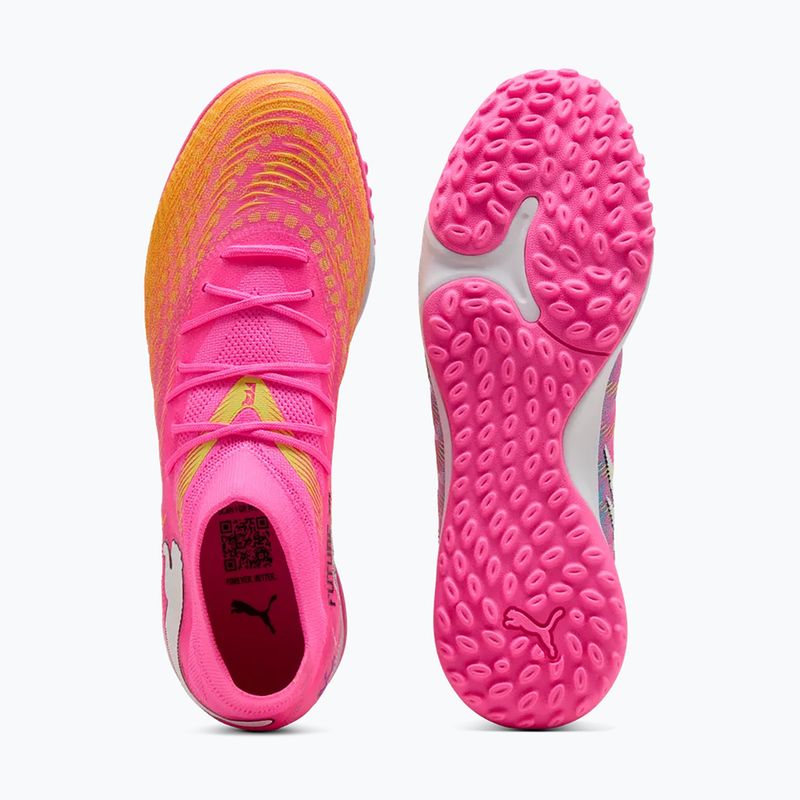 Futbolo batai PUMA Future 9 Match TT poison pink/puma wht/sun stream/bright aqua/puma blk 5