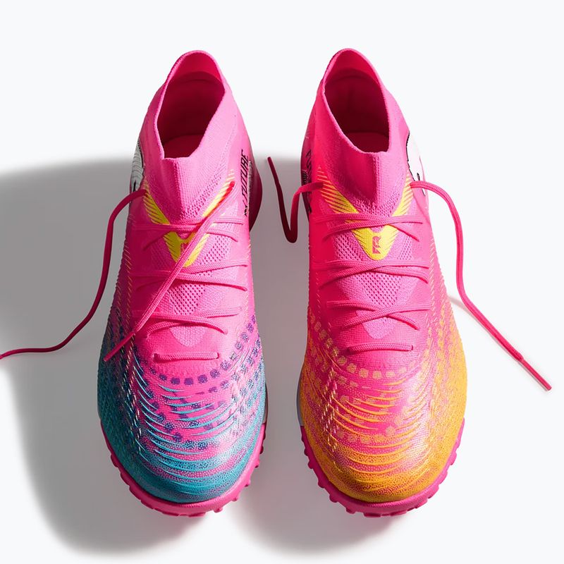 Futbolo batai PUMA Future 9 Match TT poison pink/puma wht/sun stream/bright aqua/puma blk 6