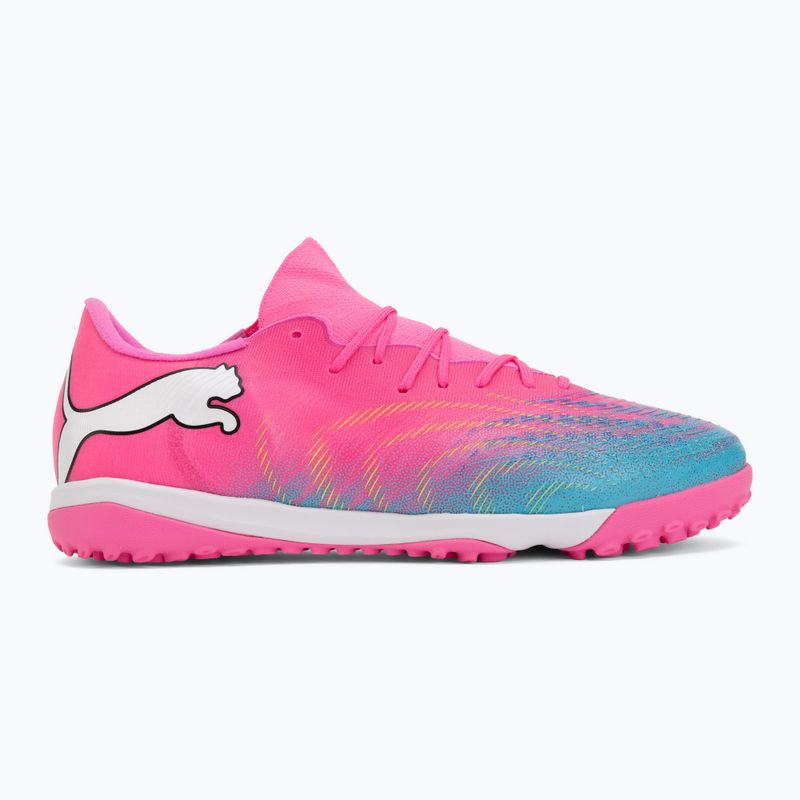 Futbolo batai PUMA Future 9 Match Fusion TT poison pink/puma white/sun stream/bright aqua/puma black 2