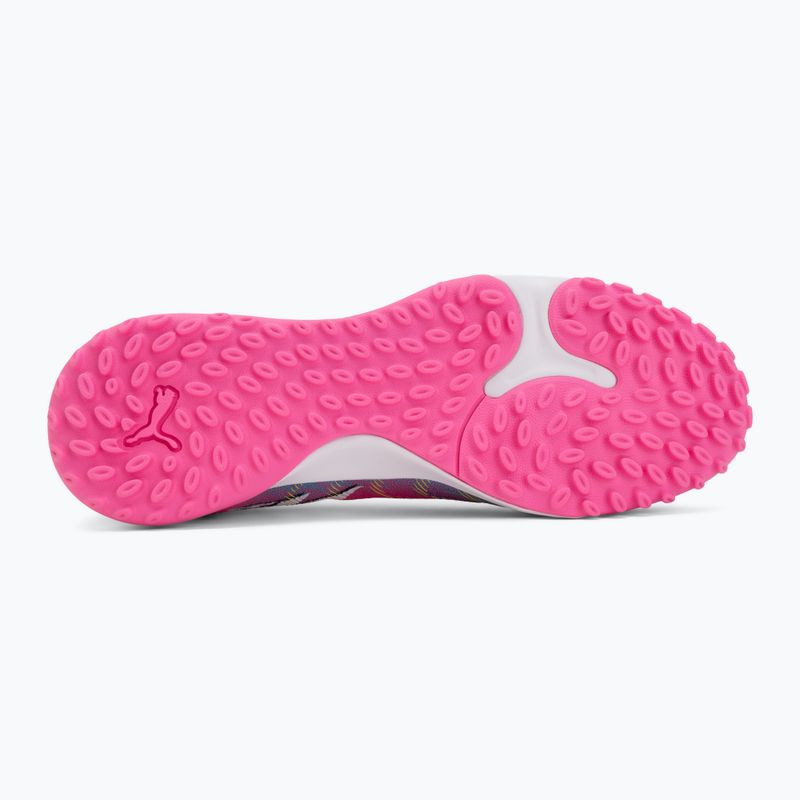 Futbolo batai PUMA Future 9 Match Fusion TT poison pink/puma white/sun stream/bright aqua/puma black 4