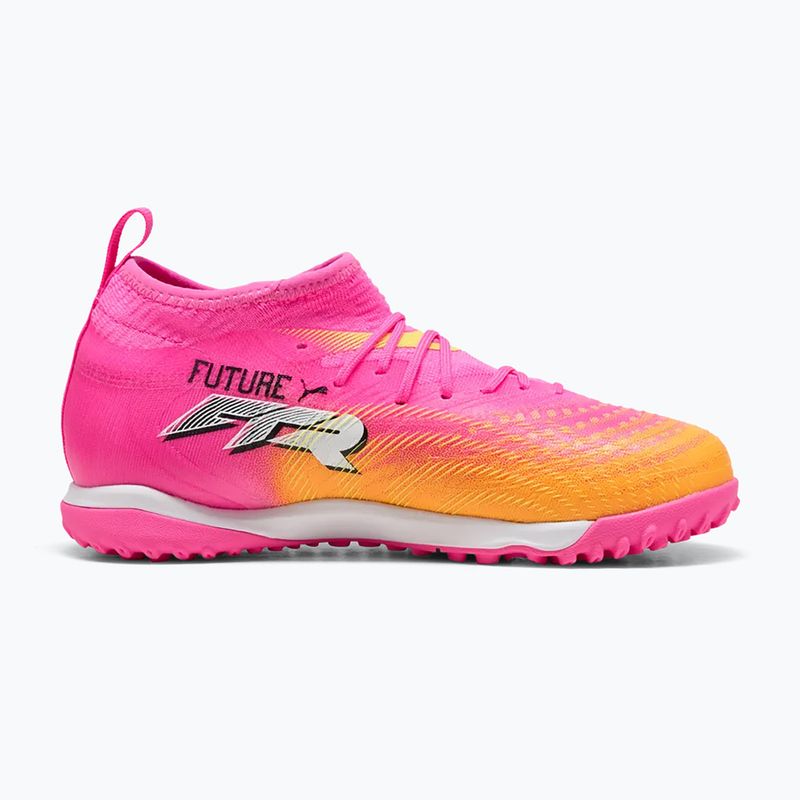 Vaikiški futbolo batai PUMA Future 9 Match TT + Mid Jr poison pink/puma wht/sun stream/bright aqua/puma blk 2