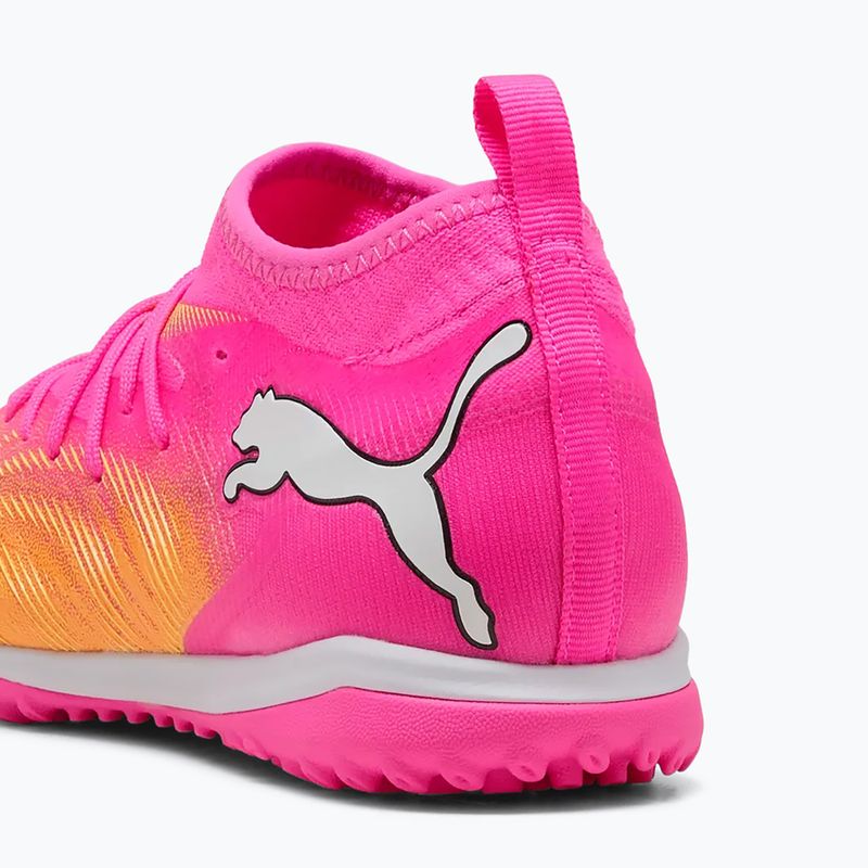 Vaikiški futbolo batai PUMA Future 9 Match TT + Mid Jr poison pink/puma wht/sun stream/bright aqua/puma blk 4