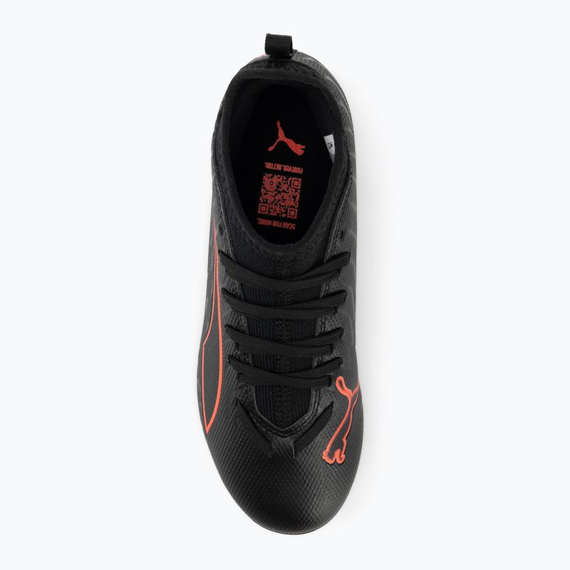 Vaikiški futbolo batai PUMA Ultra 6 Match FG/AG Jr puma black/puma red 5
