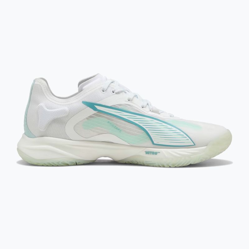 Moteriški rankinio batai PUMA Accelerate Nitro SQD 4 Game On Puma White/Baltic Sea Blue/Fresh Water 9