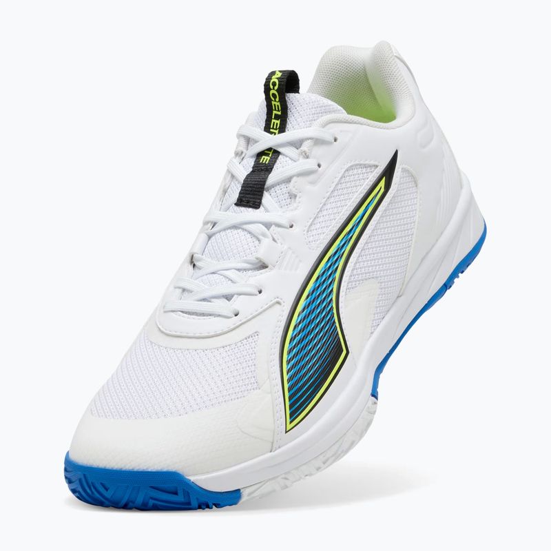 Rankinio batai PUMA Accelerate Turbo 4 Game On Puma White/Glowing Red/Ultra Blue 10