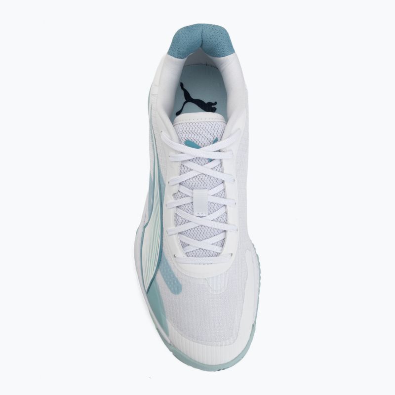 Rankinio bateliai PUMA Accelerate Pro 4 Game On puma white/baltic sea blue/fresh water 5