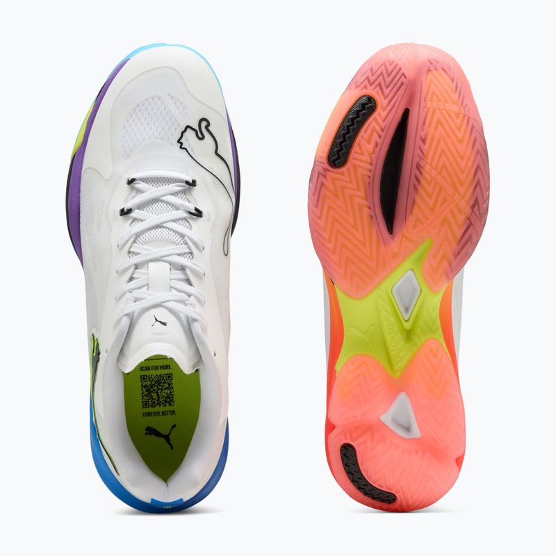 Rankinio batai PUMA Vantage Nitro Game On puma white/glowing red/ultra blue 12