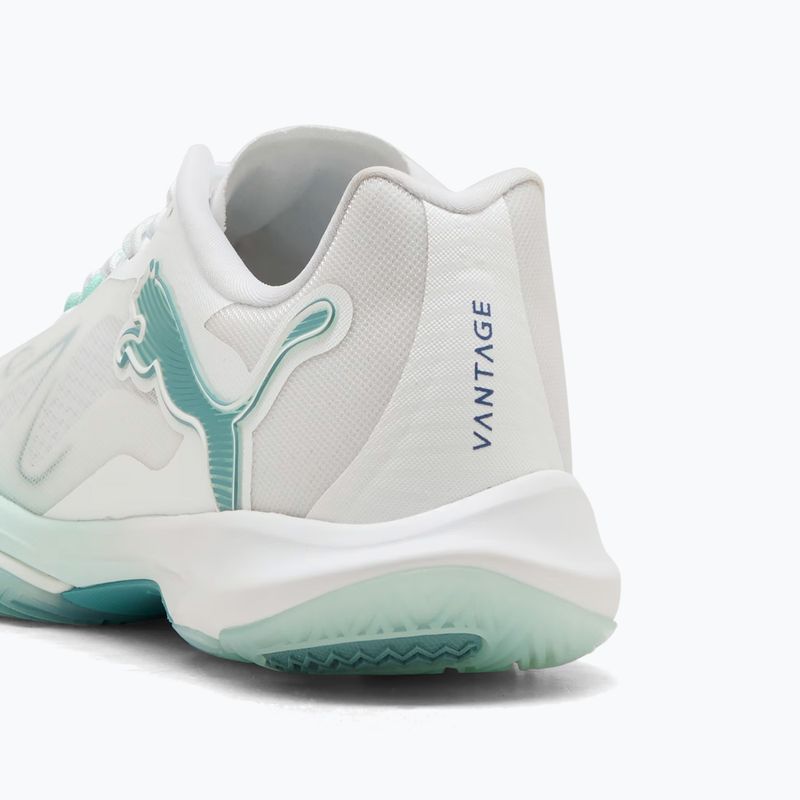 Moteriški rankinio batai PUMA Vantage Nitro Game On puma white/baltic blue/fresh water 13