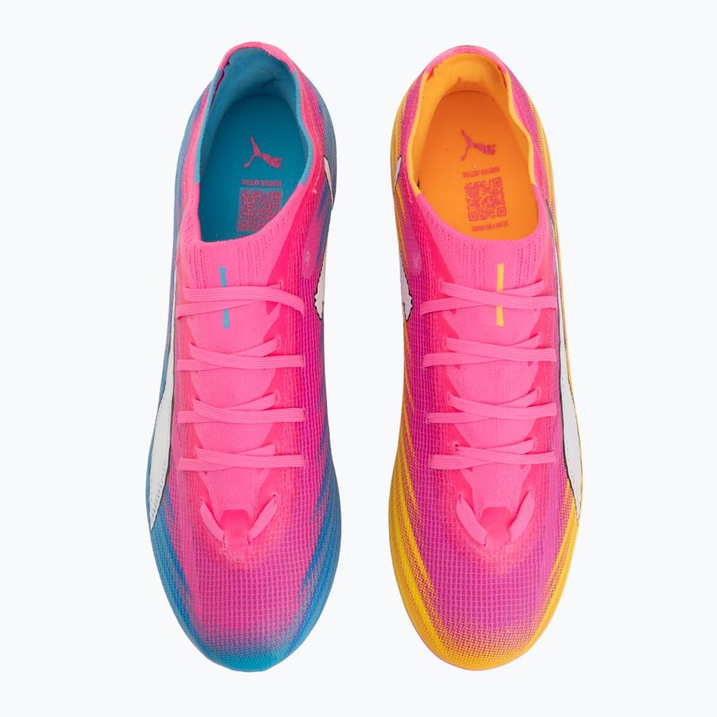Futbolo batai PUMA Ultra 6 Match FG/AG poison pink/puma white/sun stream/bright aqua/puma black 5