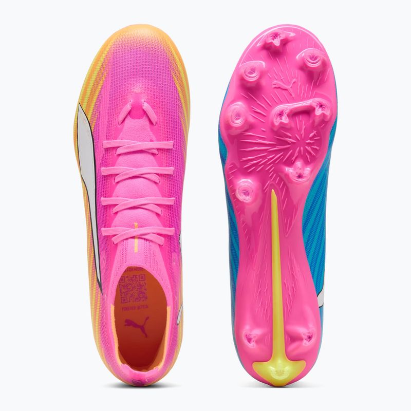 Futbolo batai PUMA Ultra 6 Match FG/AG poison pink/puma white/sun stream/bright aqua/puma black 5