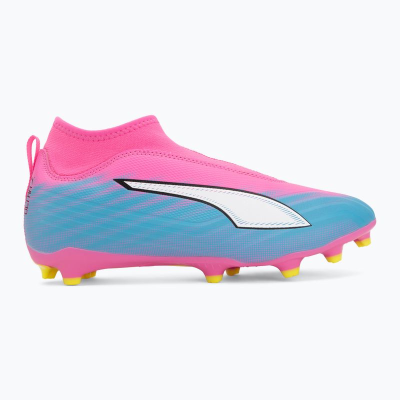 Vaikiški futbolo batai PUMA Ultra 6 Match+ LL FG/AG Jr poison pink/puma white/sun stream/bright aqua/puma black 2