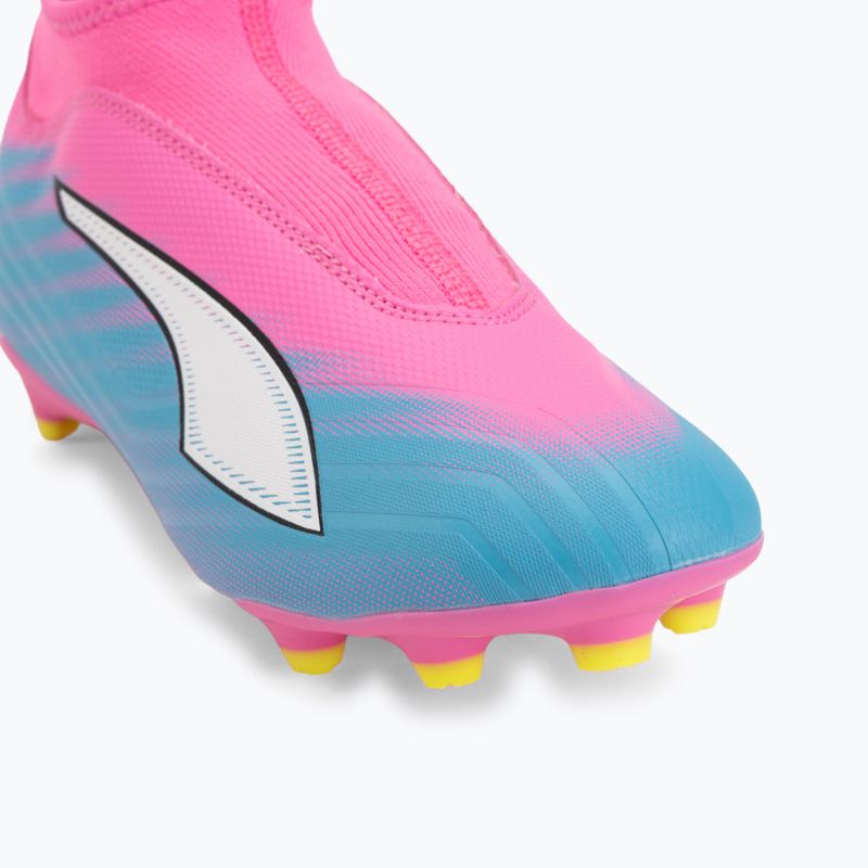 Vaikiški futbolo batai PUMA Ultra 6 Match+ LL FG/AG Jr poison pink/puma white/sun stream/bright aqua/puma black 7
