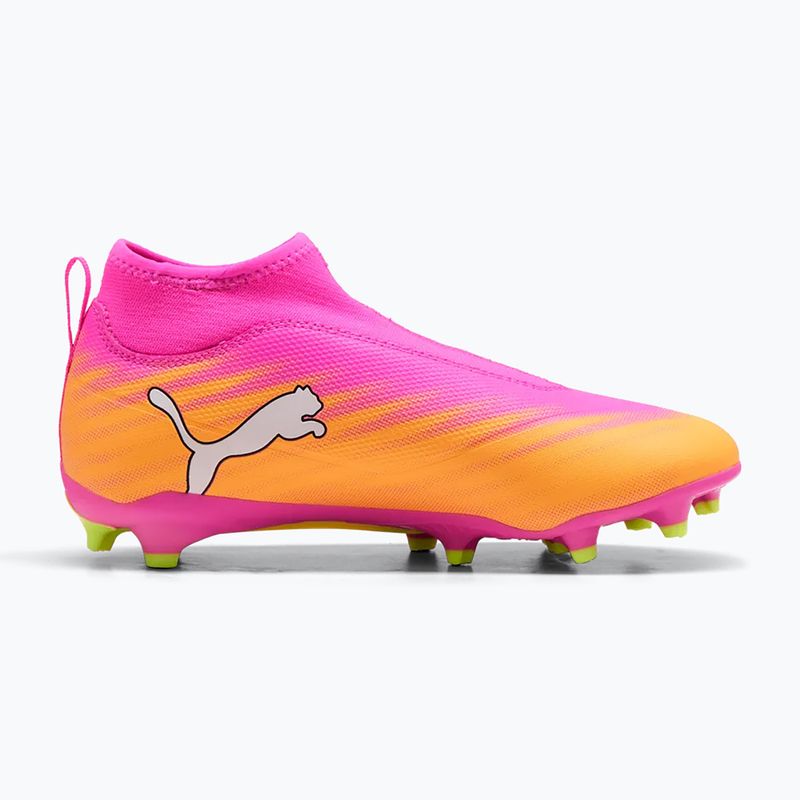 Vaikiški futbolo batai PUMA Ultra 6 Match+ LL FG/AG Jr poison pink/puma white/sun stream/bright aqua/puma black 2