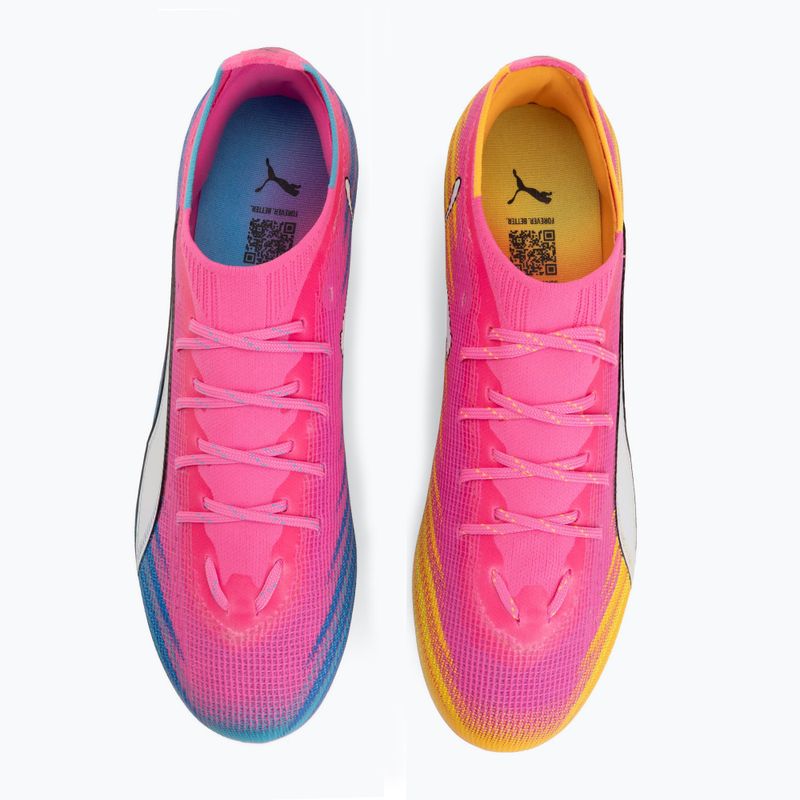 Futbolo batai PUMA Ultra 6 Pro FG/AG poison pink/puma white/sunstream/bright aqua/puma black 5