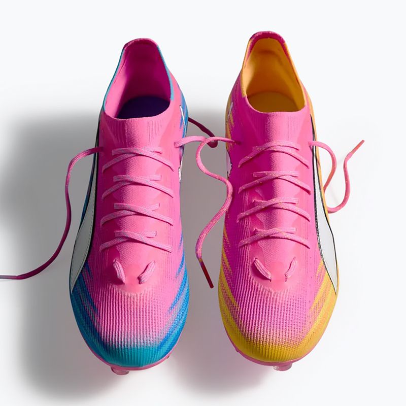 Futbolo batai PUMA Ultra 6 Pro FG/AG poison pink/puma white/sunstream/bright aqua/puma black 6