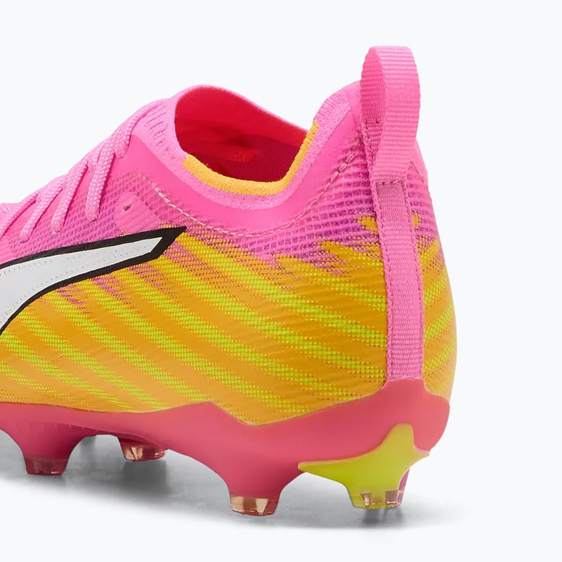 Vaikiški futbolo batai PUMA Ultra 6 Pro Jr FG/AG poison pink/puma white/sunstream/bright aqua/puma black 5