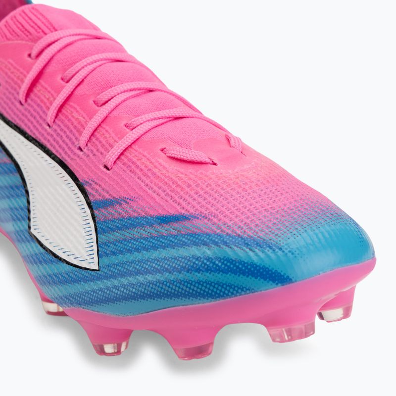 Vaikiški futbolo batai PUMA Ultra 6 Pro Jr FG/AG poison pink/puma white/sunstream/bright aqua/puma black 7