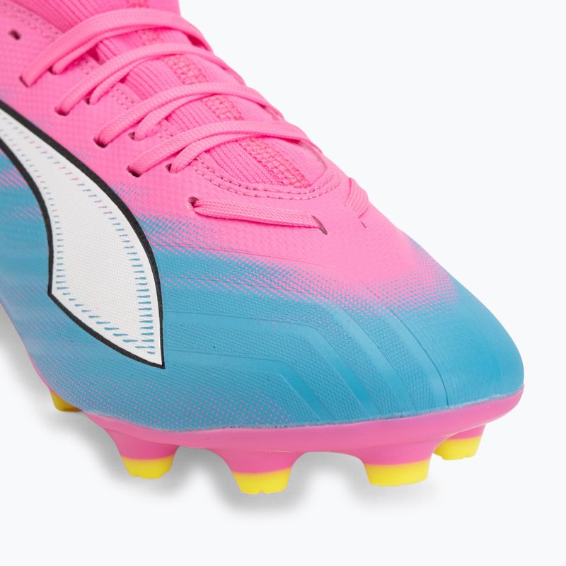 Vaikiški futbolo batai PUMA Ultra 6 Match FG/AG Jr poison pink/puma white/sun stream/bright aqua/puma black 7