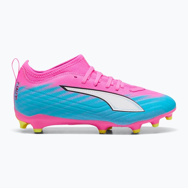 Vaikiški futbolo batai PUMA Ultra 6 Match FG/AG Jr poison pink/puma white/sun stream/bright aqua/puma black 3