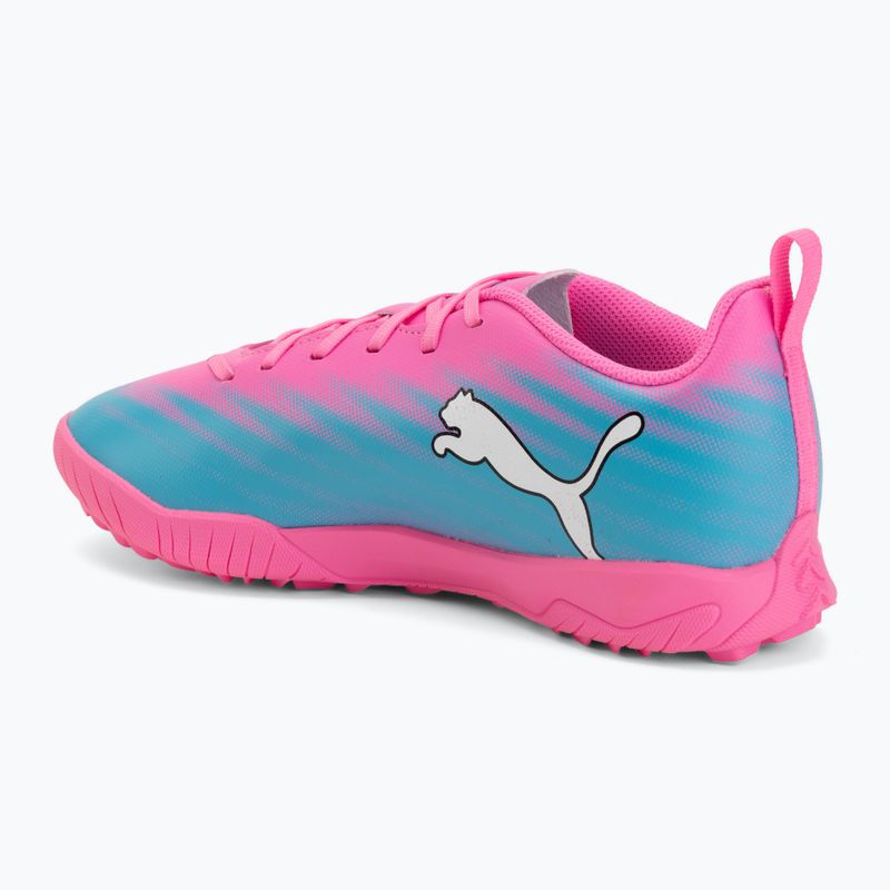 Vaikiški futbolo batai PUMA Ultra 6 Play TT Jr poison pink/puma white/sun stream/bright aqua/puma black 3