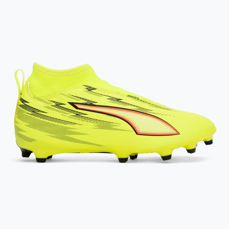 Vaikiški futbolo batai PUMA Ultra 6 Match+ LL FG/AG Jr yellow alert/puma black/glowing red/lime squeeze 2