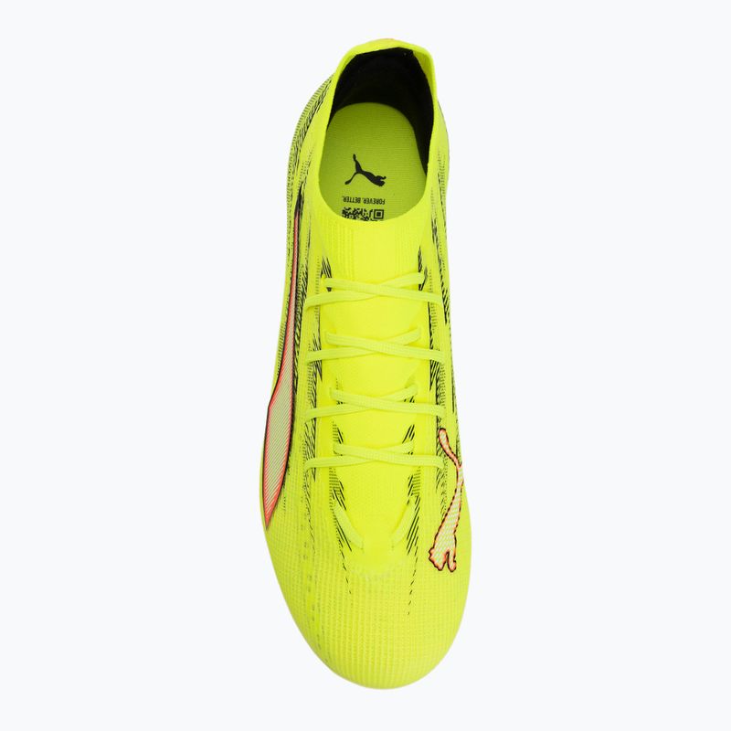 Futbolo bateliai PUMA Ultra 6 Pro FG/AG Yellow Alert/Puma Black/Glowing Red/Lime Squeeze 5