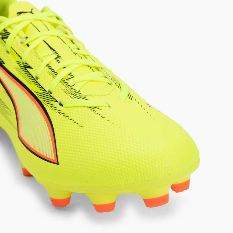 Futbolo bateliai PUMA Ultra 6 Play FG/AG yellow alert/puma black/glowing red/lime squeeze 7