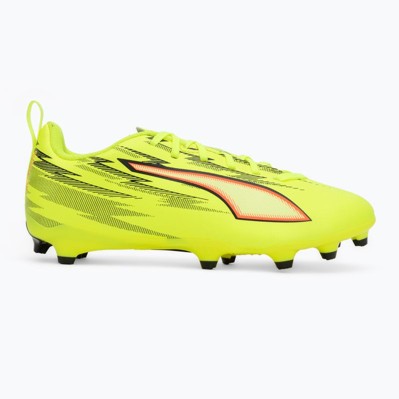 Vaikiški futbolo bateliai PUMA Ultra 6 Play FG/AG Jr yellow alert/puma black/glowing red/lime squeeze 2