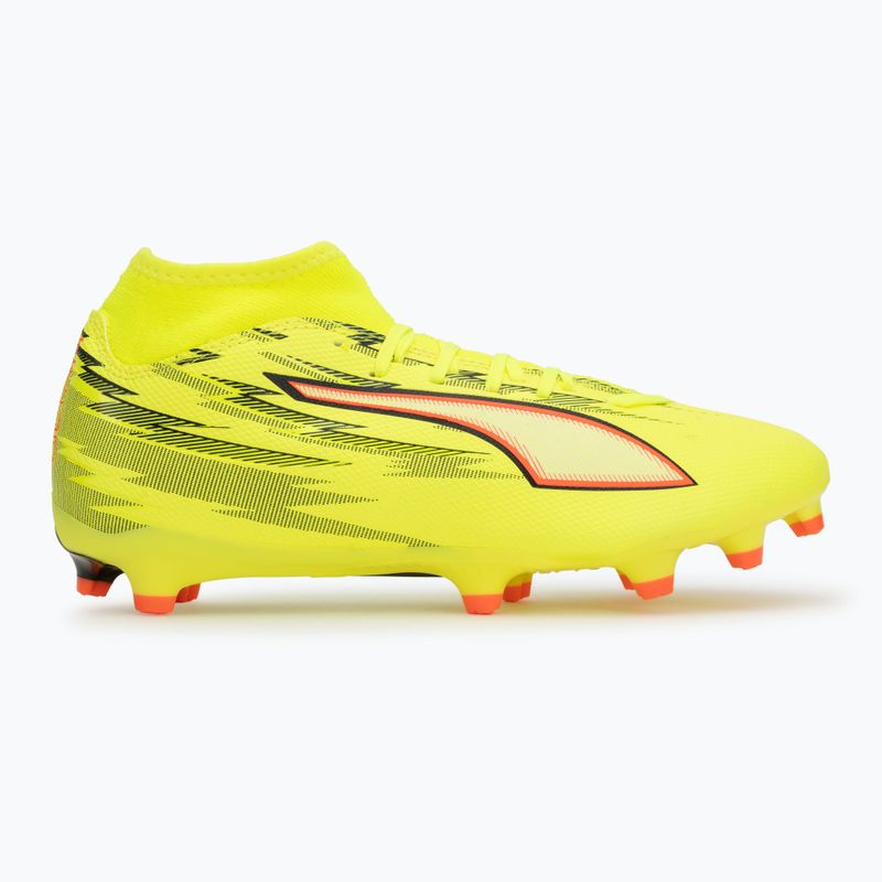 Futbolo bateliai PUMA Ultra 6 Play+ FG/AG yellow alert/puma black/glowing red/lime squeeze 2