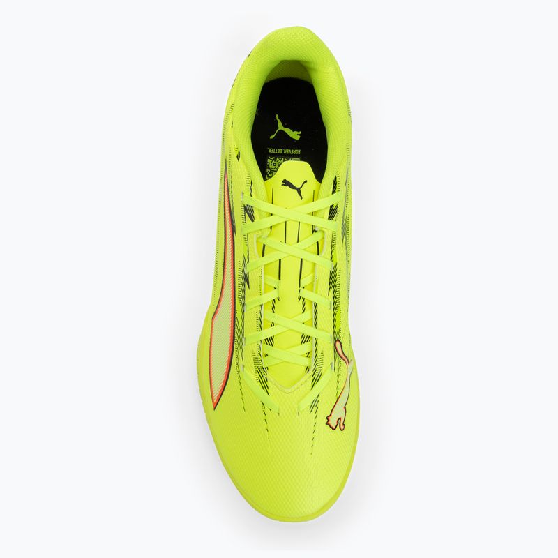 Futbolo bateliai PUMA Ultra 6 Play TT yellow alert/puma black/glowing red/lime squeeze 5