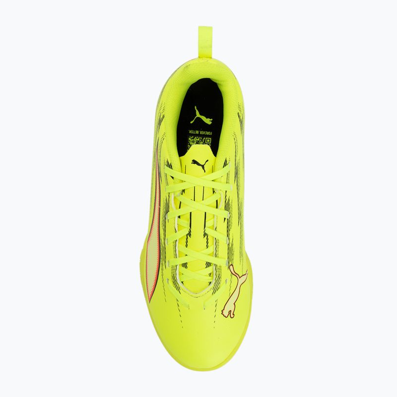 Vaikiški futbolo bateliai PUMA Ultra 6 Play IT Jr yellow alert/puma black/glowing red/lime squeeze 5
