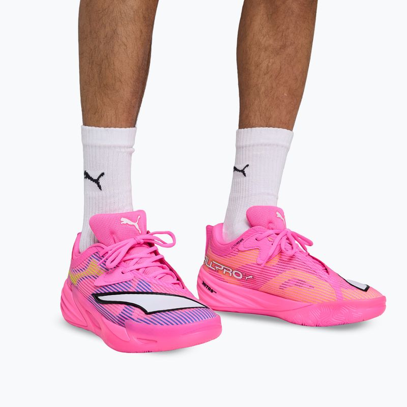 Krepšinio batai PUMA All-Pro NITRO 2 Showtime poison pink/bright aqua/lime squeeze 6