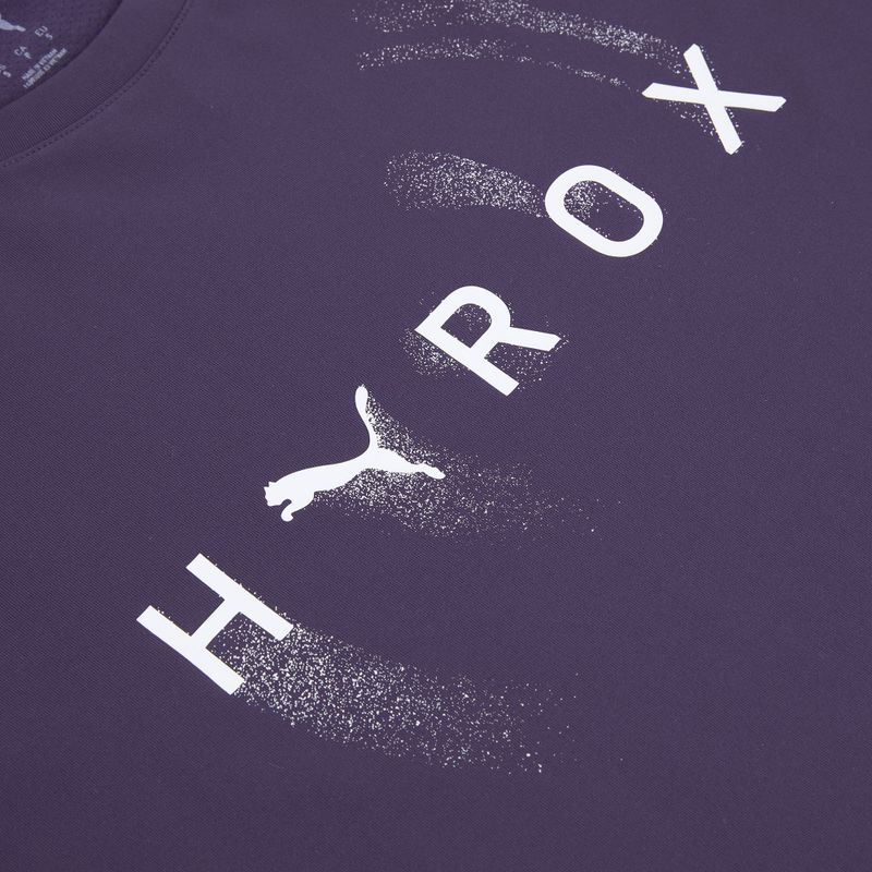 Vyriški treniruočių marškinėliai PUMA x HYROX Cloudspun Thermoadapt Tee violetinės spalvos 3