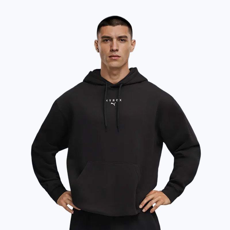 Vyriškas treniruočių džemperis PUMA x HYROX Heavyweight Hoodie juodas