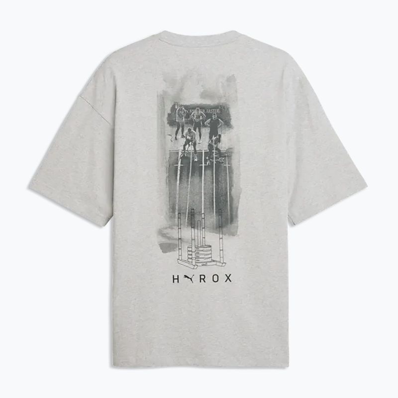 Vyriški treniruočių marškinėliai PUMA x HYROX Lifestyle Tee pilki 5