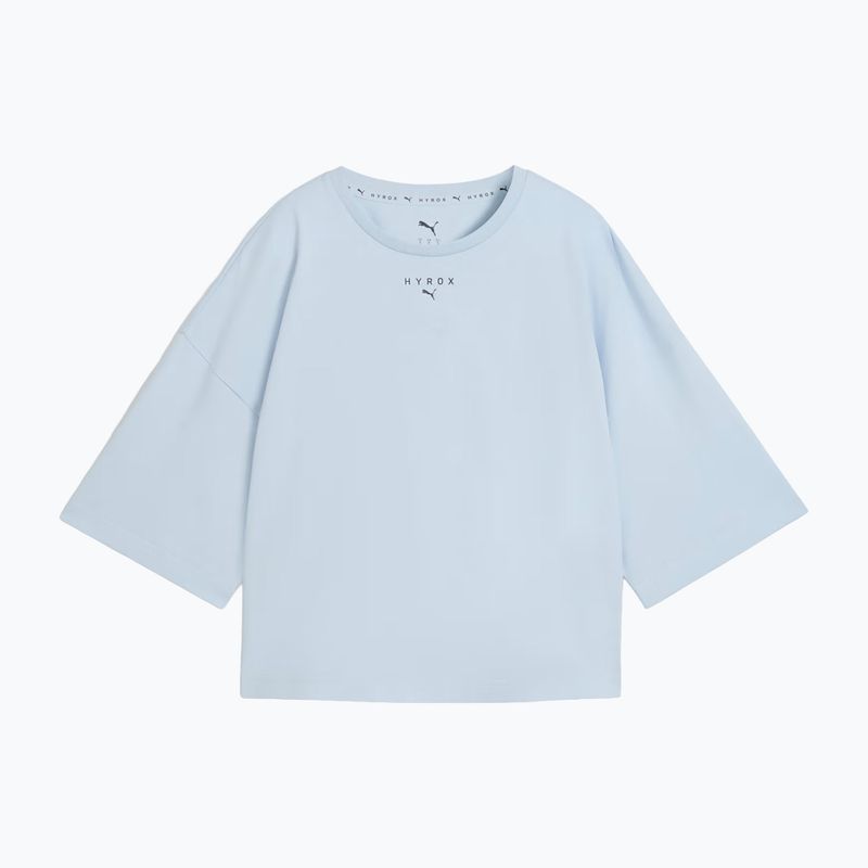 Moteriški treniruočių marškinėliai PUMA x HYROX Cropped Lifestyle Tee pilki 4