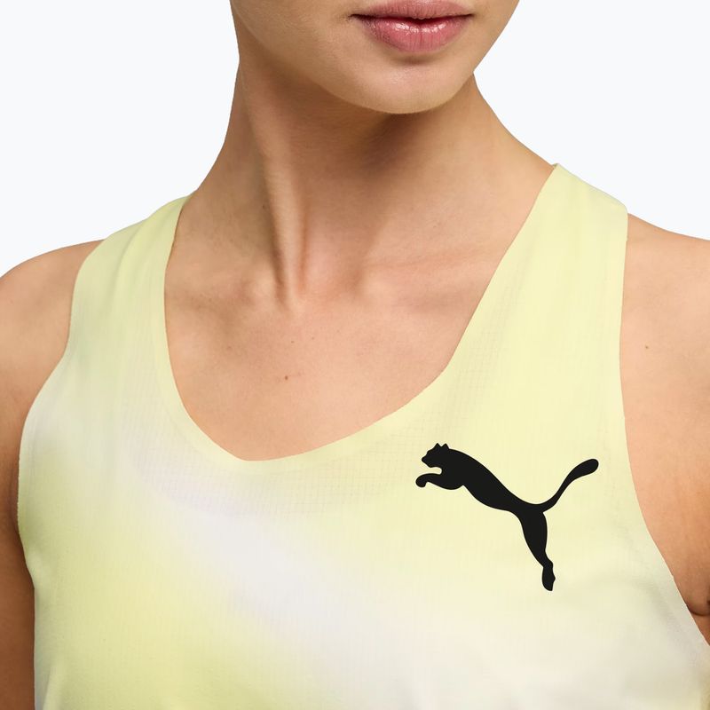 Moteriški bėgimo marškinėliai PUMA Lightspeed Ultraweave Graphic Singlet silver mist 4