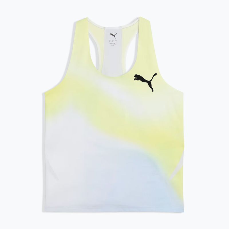 Moteriški bėgimo marškinėliai PUMA Lightspeed Ultraweave Graphic Singlet silver mist 6