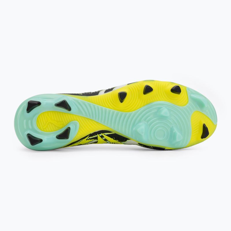 Futbolo batai PUMA Future 9 Match Ctivity Fg/Ag yellow alert/mint jelly/puma white/puma black 4