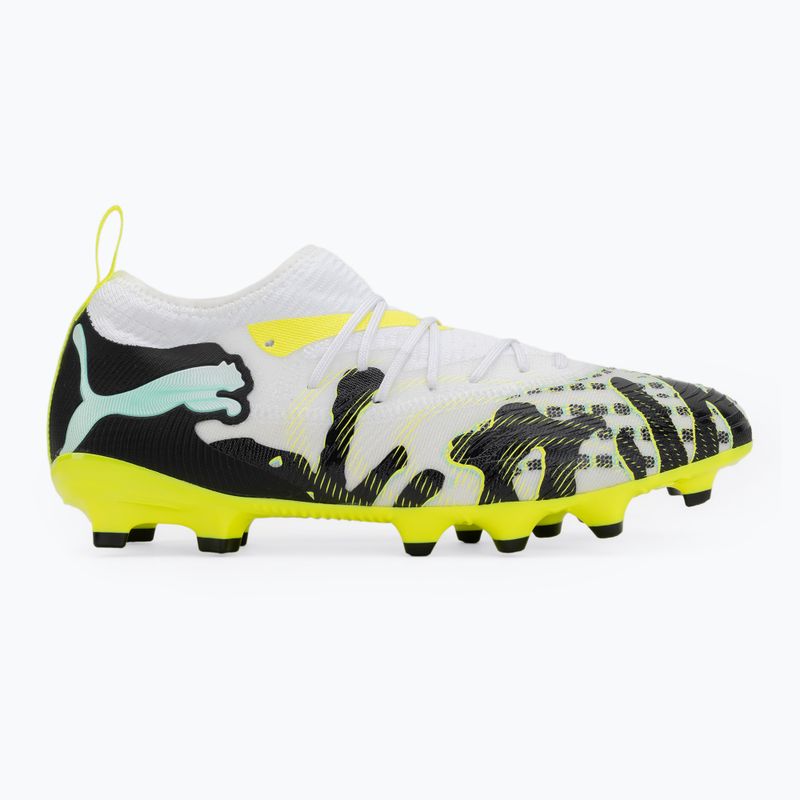Vaikiški futbolo batai PUMA Future 9 Match Creativity Fg/Ag Jr yellow alert/mint jelly/puma white/puma black 2