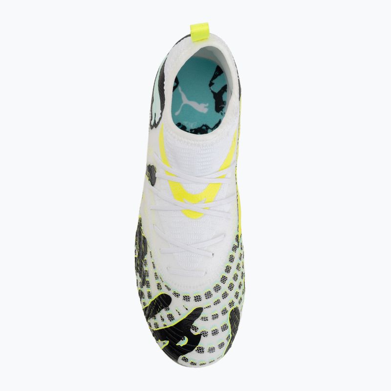 Vaikiški futbolo batai PUMA Future 9 Match Creativity Fg/Ag Jr yellow alert/mint jelly/puma white/puma black 5