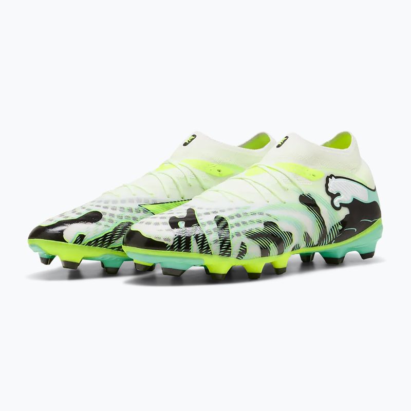 Futbolo batai PUMA Future 9 Pro Ctivity Fg/Ag yellow alert/mint jelly/puma white/puma black 10